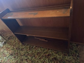 Vintage Wood Bookshelf Shelf