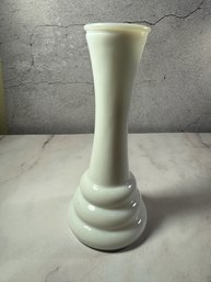 Vintage Randall White Milk Glass Beehive Bud Vase