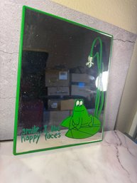 Vintage 1978 Freelance Frog Locker/easel Mirror