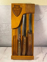 Vintage EKCO Flint Stainless Vanadium Cutlery Set