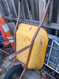 Yellow Wheelbarrow Wheel Barrow