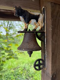Moooo!  Cow Cast Iron Bell