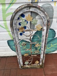 Arched Wood Metal Gothic Window Frame