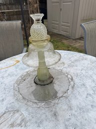 Vintage Glass Lawn Decor Garden Display