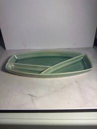 Nancy China Divided Relish Dish Mid Century Modern MCM Pottery