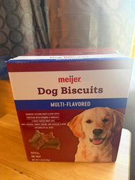 Huge Box Of Meijer Dog Biscuits