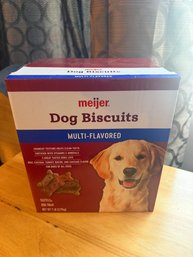 Huge Box Of Meijer Dog Biscuits