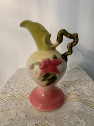 Vintage Hull Pottery W6 6.5 Inch Woodland Ewer Pitcher Vase