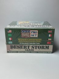 Vintage 1991 Pro Set Desert Storm Trading Card Box