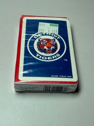 Vintage Deck Of Detroit Tigers Playing Cards