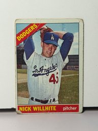 1966 Topps Nick Willhite Los Angeles Dodgers #171 Vintage Baseball Card
