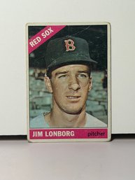 1966 Topps Jim Lonborg Baseball Card (Card #93)