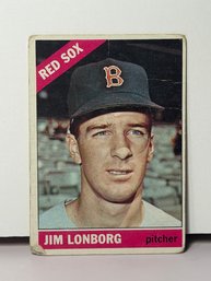1966 Topps Jim Lonborg Baseball Card (Card #93)