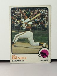 1973 Topps #155 Sal Bando Baseball Card