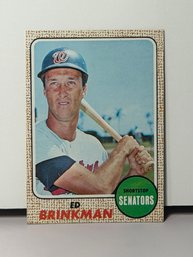 1968 Topps #49 Ed Brinkman Baseball Card