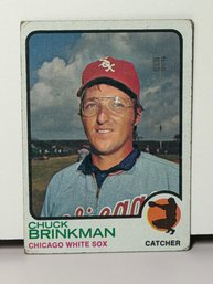 Vintage 1973 Topps Chuck Brinkman Baseball Card