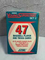 1990 Score Young Superstars Set 2 Baseball And Trivia Cards
