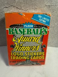 1987 Fleer Baseball's Award Winners Limited Edition