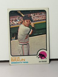 Vintage 1973 Topps Steve Braun