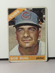 1966 Topps Bob Buhl #185 Baseball Card