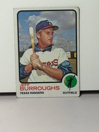 Vintage 1973 Topps #489 Jeff Burroughs Baseball Card