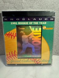 Chuck Knoblauch 1991 Rookie Of The Year Special Collector's Edition Holoprism Trading Card Set