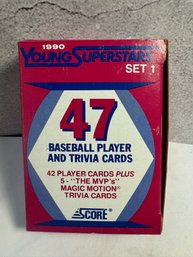 1990 Score Young Superstars Set 1 Baseball Card Box