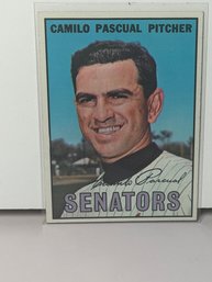 Vintage 1967 Topps #71 Camilo Pascual Baseball Card