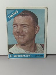 1966 Topps #181 Al Worthington Baseball Card