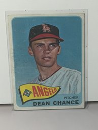1965 Topps Baseball Card #140 Dean Chance