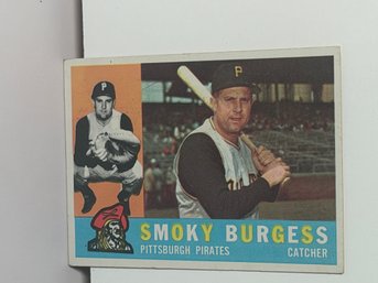 1960 Topps #393 Smoky Burgess Baseball Card
