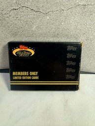 Black 1991 Topps Stadium Club Members Only Limited Edition Trading Card Box