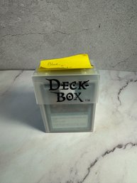 Vintage 1990's To Early 2000's Magic Card Deck And Deck Box