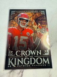 2025 Panini Icon Collection Crown Of The Kingdom (#CK-4) Patrick Mahomes II Football Trading Card