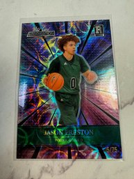 Jason Preston /75 2022 Wild Card Alumination Basketball Trading Card
