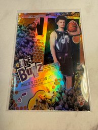2025-26 Topps NBA Hoops The Buzz Rookie Insert (#TB-18) Featuring Utah Jazz Player Walter Clayton Jr.