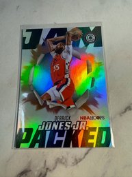 2025-26 Topps NBA Hoops Jam Packed Insert Card Featuring Derrick Jones Jr.