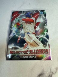 2026 Bowman Electric Sluggers Bryce Harper #ES-6 Baseball Card
