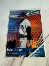 2026 Topps Chrome 'Chrome Rivals Away' Willie Mays (#RVA-5) Trading Card