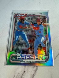 2026 Topps Chrome Past To Present Ozzie Smith And Masyn Winn