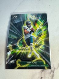 2025 Topps Resurgence - Conductors (#C-4) Trading Card Featuring Philadelphia Eagles Quarterback Jalen Hurts