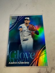 2026 Topps Series 2 Glove Work Andres Gimnez #GW-36