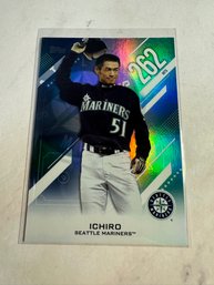 Ichiro Suzuki Seattle Mariners Trading Card From The 2026 Topps Series 2 Crooked Numbers Insert Set