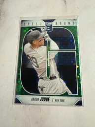 Aaron Judge 2026 Donruss Elite Spellbound Green Disco Trading Card