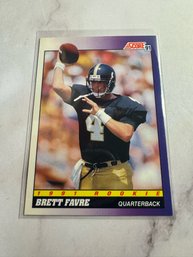 1991 Score Brett Favre Rookie Card (#611)