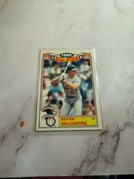 1989 Topps 1988 All-Star Game Commemorative Set Mark McGwire #2 Baseball Trading Card