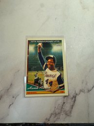 1994 Topps Hank Aaron 20th Anniversary #715 Baseball Card