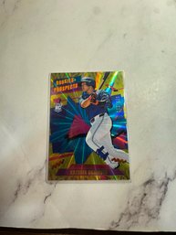 2026 Panini Decades '90s Pop Culture' Kazuma Okamoto Rookies & Prospects Card /299