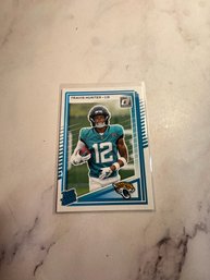2025 Panini Donruss Optic Rated Rookie Travis Hunter #201 Football Trading Card