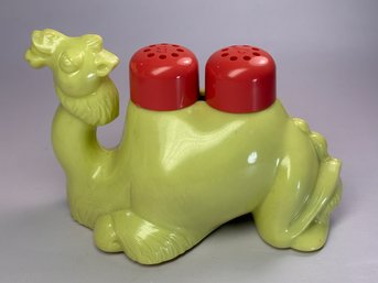 Vintage Salt And Pepper Shaker - Camel